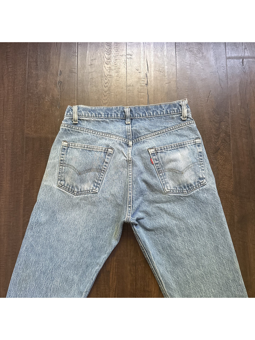Vintage 80s Levi 505 Jeans 30x31 Mens Straight USA Cotton Thrashed